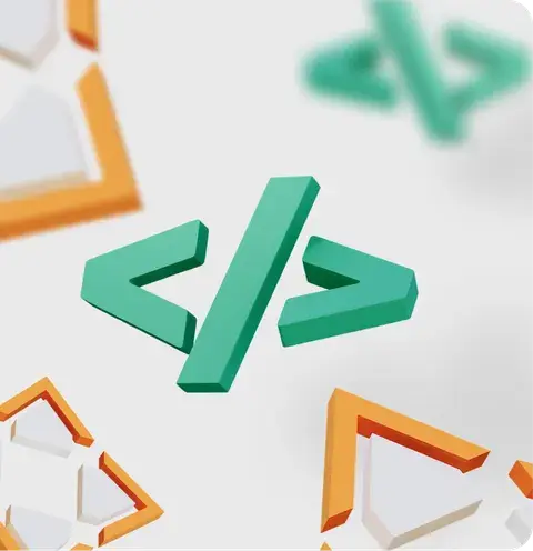 Code symbols illustration